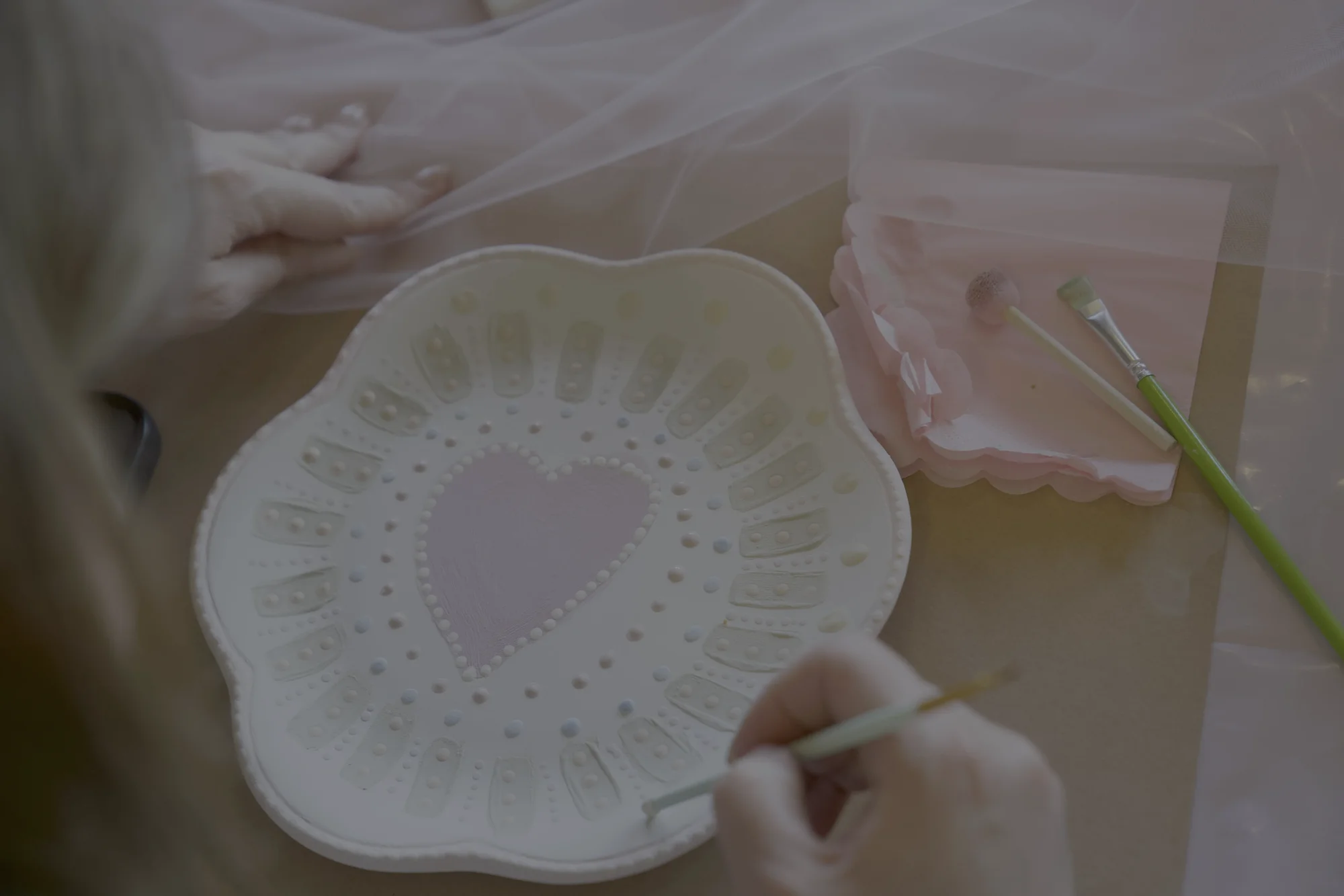 Afgewerkte creatie als aandenken